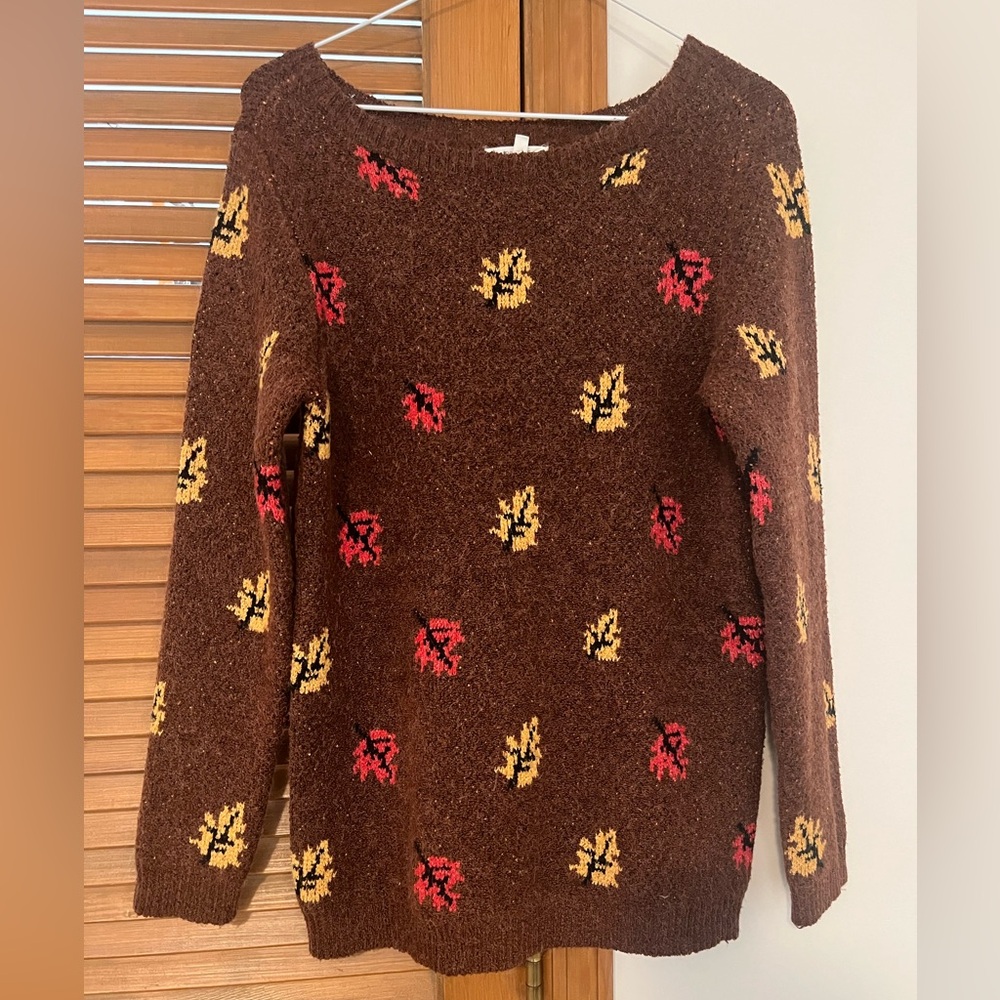 Maurices fall leaf sweater